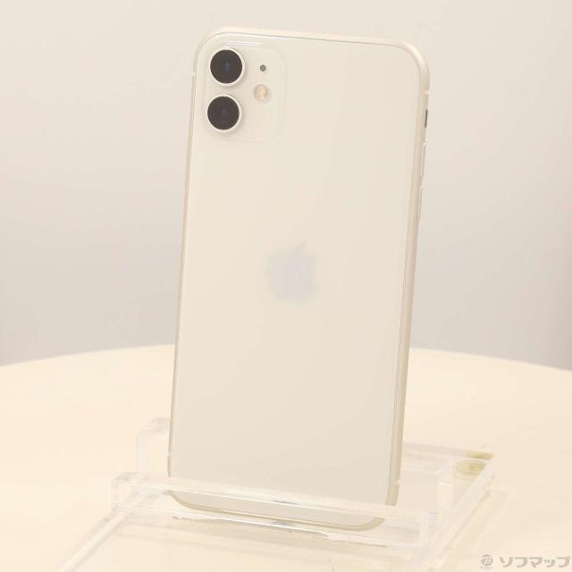 iPhone11 64GB ホワイト SIMロック解除 MWLU2J/A Apple iPhone 11 64GB