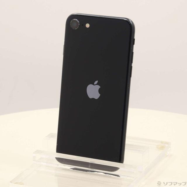 (中古)Apple iPhone SE 第3世代 64GB ミッドナイト MMYC3J/A SIMフリー(368-ud)