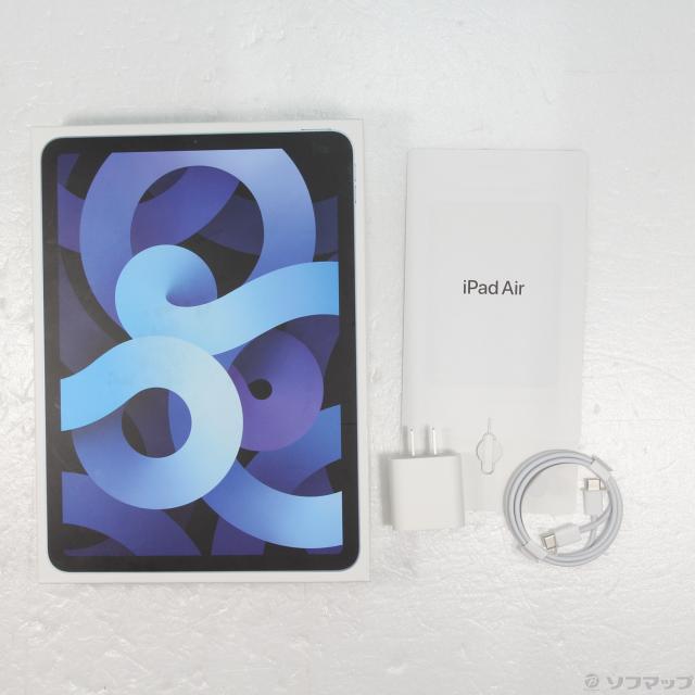 (中古)Apple iPad Air 第4世代 256GB スカイブルー MYH62J/A SIMフリー(348-ud)_4