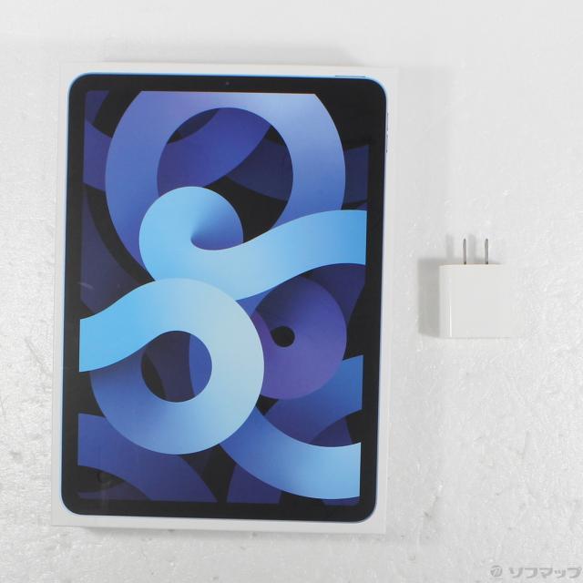 美品 iPad Air 第4世代 256GB MYFY2J/A カバー付き 中古】iPad Air 第4世代 256GB スカイブルー MYFY2J／A Wi-Fi