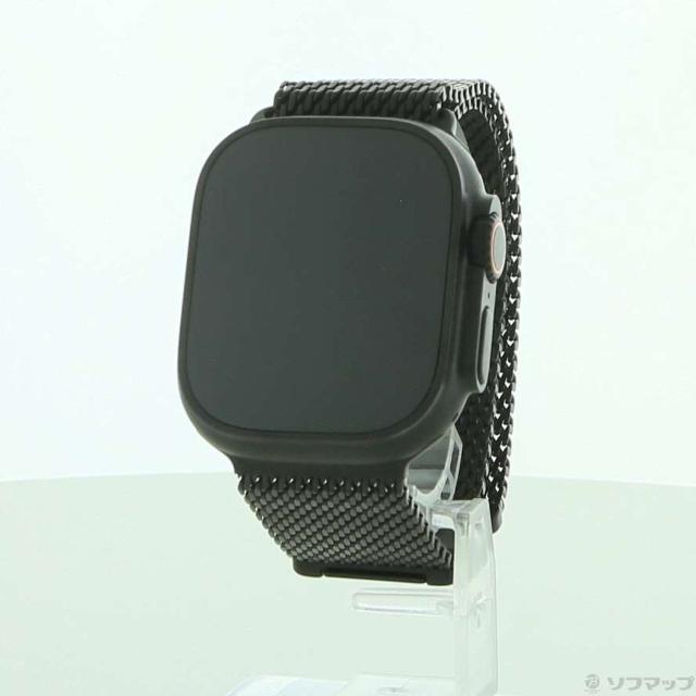 Apple Watch Ultra2 49mm MX5V3J/A B・Bチタニウムミラネーゼループ L（2100000016776） : Apple Watch Ultra 2 [GPS + Cellular 49mm] Smartwatch