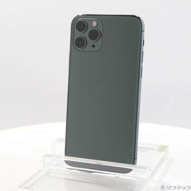 中古)Apple iPhone11 Pro 256GB ミッドナイトグリーン NWCC2J/A 中古)Apple iPhone11 Pro 256GB ミッドナイトグリーン NWCC2J/A
