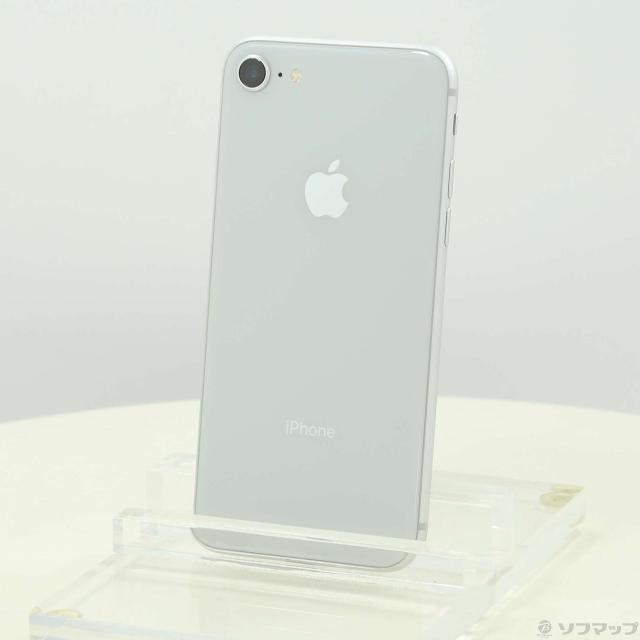 (中古)Apple iPhone8 64GB シルバー MQ792J/A SIMフリー(295-ud)