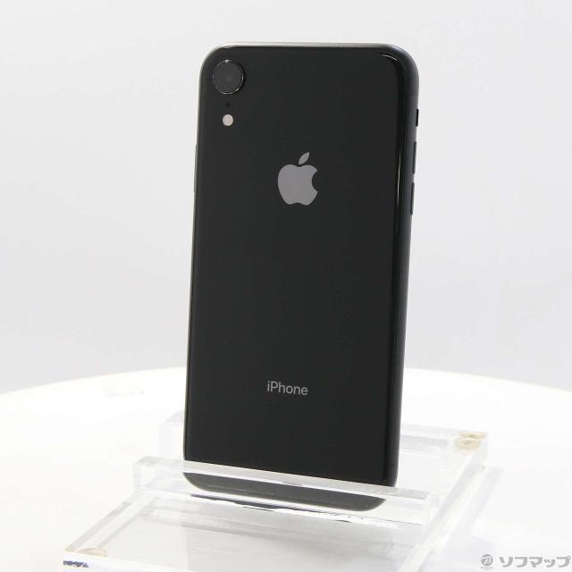 中古)Apple iPhoneXR 64GB ブラック MT002J/A SIMフリー(297-ud)