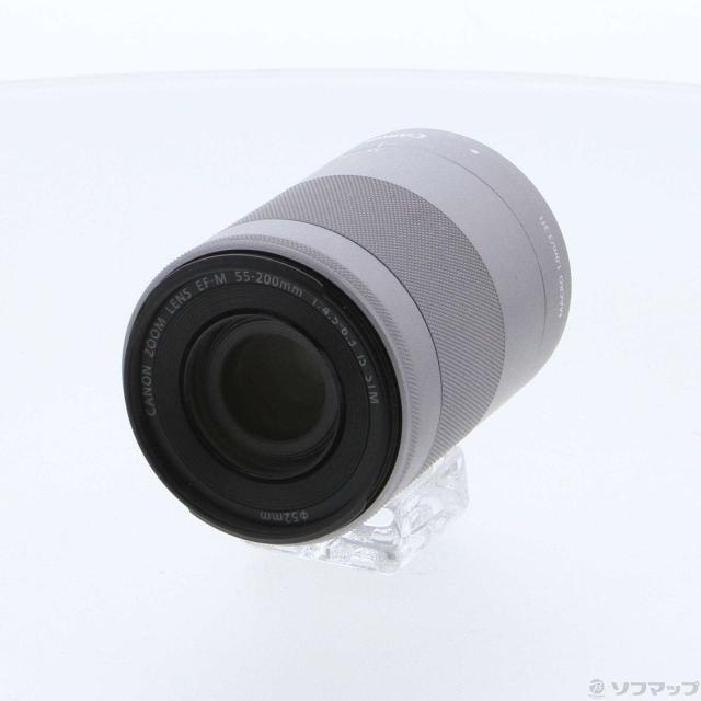 中古)Canon EF-M55-200MM F4.5-6.3 IS STM シルバー(295-ud)