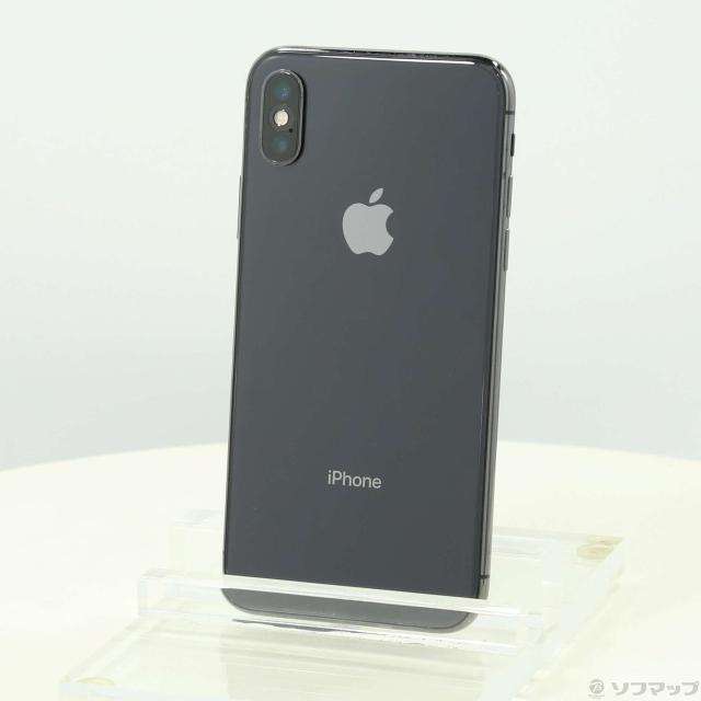 (中古)Apple iPhoneX 64GB スペースグレイ NQAX2J/A SIMフリー(262-ud)