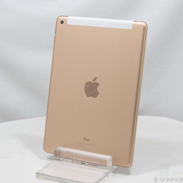 (中古)Apple iPad 第6世代 128GB ゴールド MRM22J/A docomoロック解除SIMフリー(258-ud)