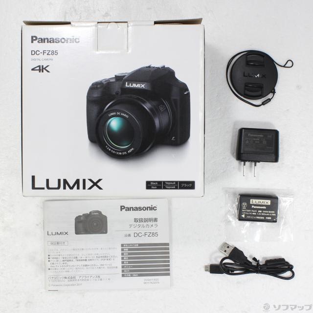 中古)Panasonic LUMIX DC-FZ85-K ブラック(377-ud)