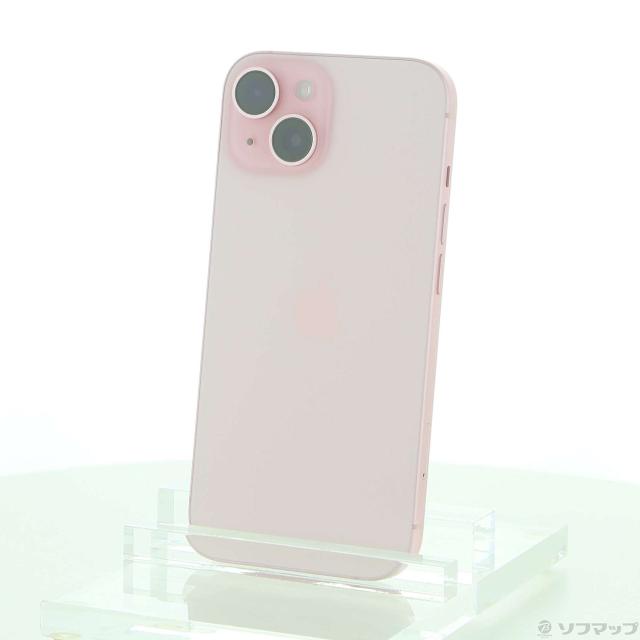 中古)Apple iPhone15 256GB ピンク MTMP3J/A SIMフリー(371-ud)
