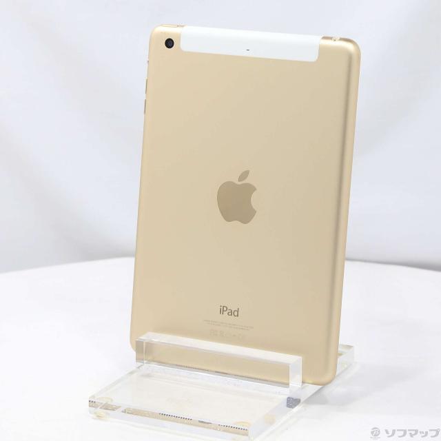 中古)Apple iPad mini 3 16GB ゴールド MGYR2J/A docomo(258-ud)