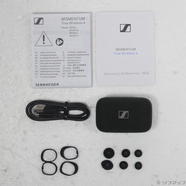 (中古)SENNHEISER MOMENTUM True Wireless 4 ブラックグラファイト(352-ud)_4