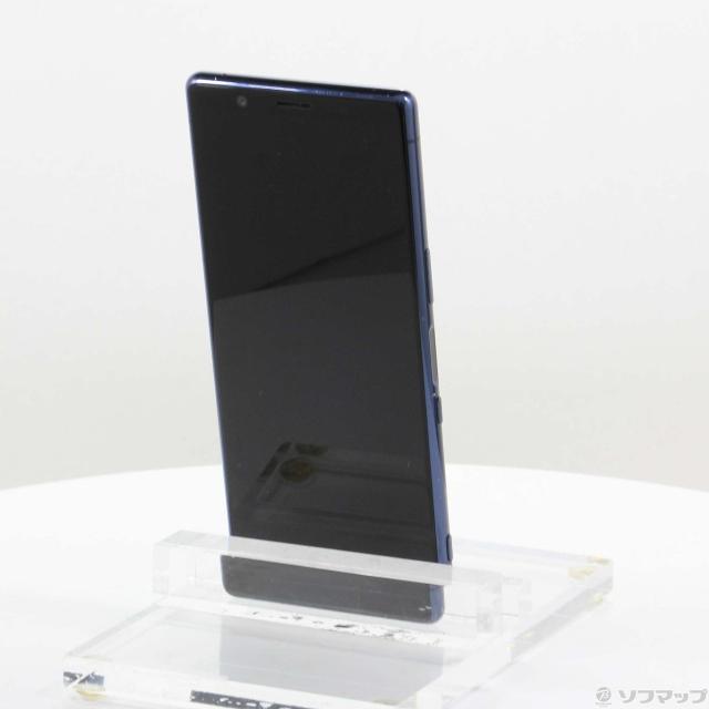新品 SO-01M ドコモ SONY Xperia 5 ブルー 64GB 中古】SONY(ソニー
