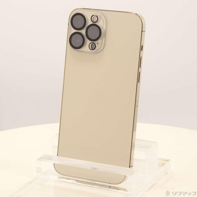 (中古)Apple iPhone13 Pro Max 512GB ゴールド MLJV3J/A SIMフリー(262-ud)