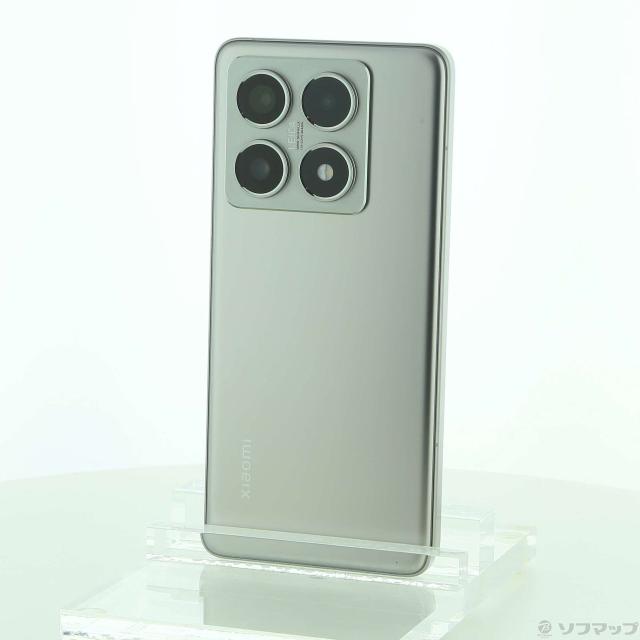 (中古)Xiaomi Xiaomi 14T Pro 512GB チタングレー MZB0I4VJP SIMフリー(377-ud)