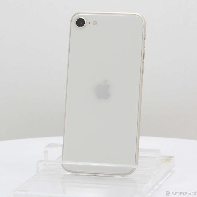 中古)Apple iPhone SE 第3世代 64GB スターライト MMYD3J/A SIMフリー