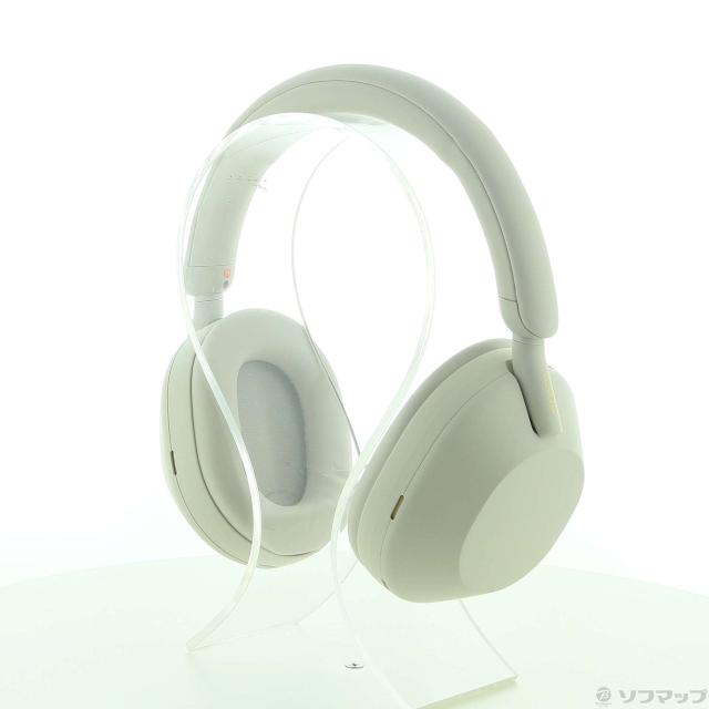 (中古)SONY WH-1000XM5 S プラチナシルバー(348-ud)