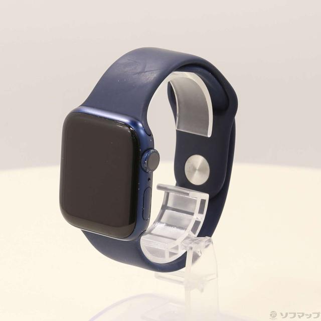Apple Watchシリーズ6 GPS ブルーアルミニウム
