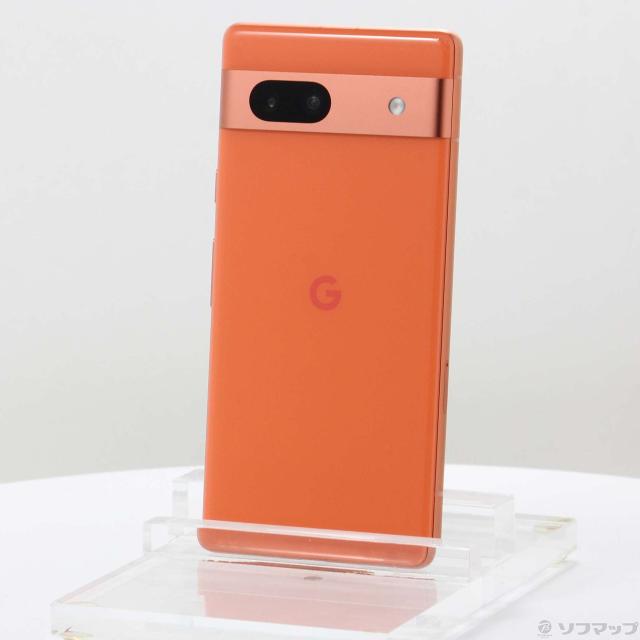 (中古)GOOGLE Google Pixel 7a 128GB コーラル GA04438-JP SIMフリー(305-ud)