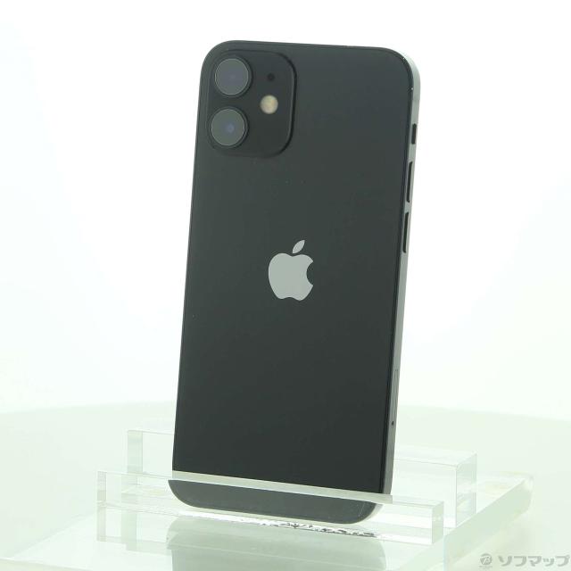 (中古)Apple iPhone12 mini 64GB ブラック MGA03J/A SIMフリー(262-ud)
