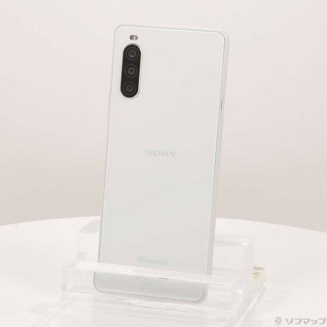 (中古)SONY Xperia 10 II 64GB ホワイト SO-41A docomo(352-ud)