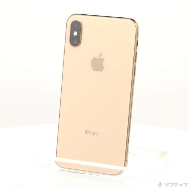 (中古)Apple iPhoneXS 256GB ゴールド MTE22J/A SIMフリー(295-ud)