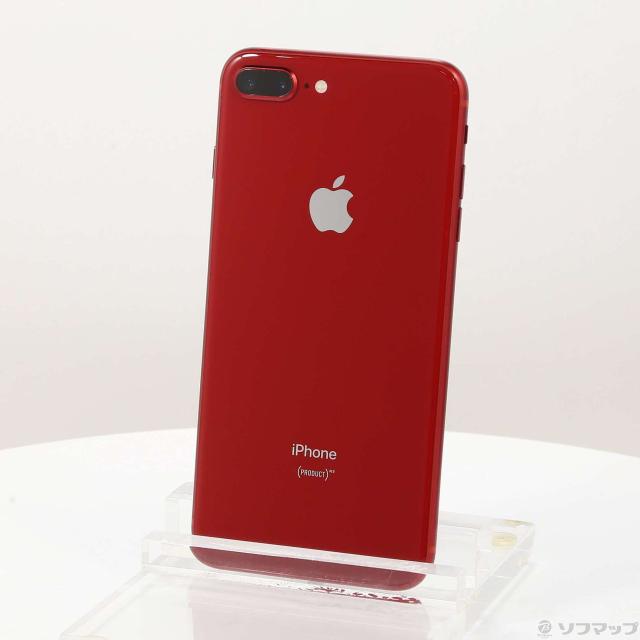 中古)Apple iPhone8 Plus 64GB プロダクトレッド MRTL2J/A SIMフリー