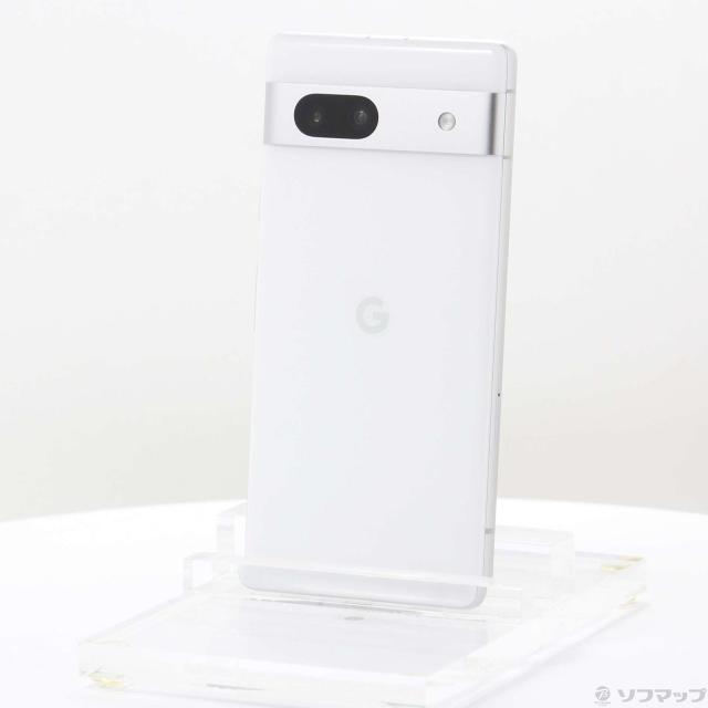 中古)GOOGLE Google Pixel 7a 128GB スノー au SIMフリー(196-ud)