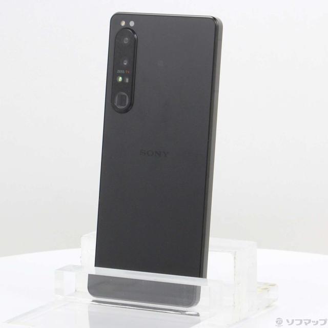 中古)SONY Xperia 1 IV 512GB ブラック XQ-CT44 SIMフリー(344-ud)