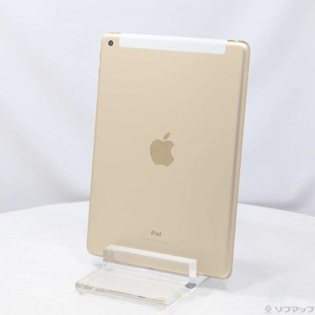 (中古)Apple iPad 第5世代 32GB ゴールド MPG42J/A docomoロック解除SIMフリー(247-ud)
