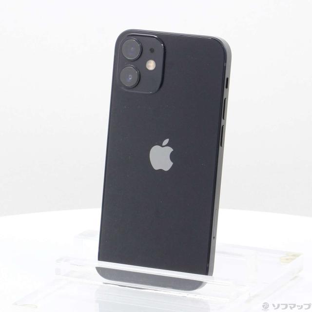 (中古)Apple iPhone12 mini 64GB ブラック NGA03J/A SIMフリー(368-ud)