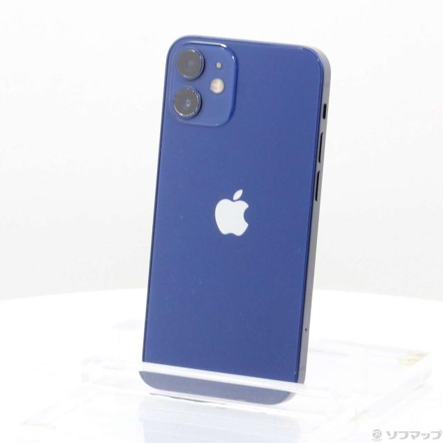 (中古)Apple iPhone12 mini 128GB ブルー MGDP3J/A SIMフリー(349-ud)