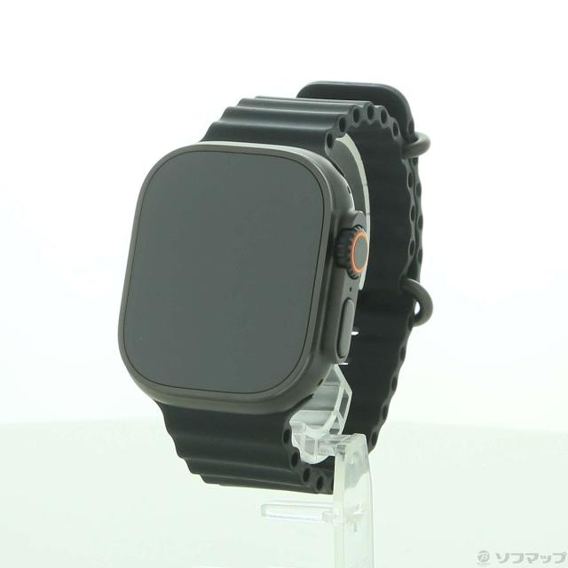 Apple Watch 49mmケース用 ブラックオーシャンバンド 中古)Apple