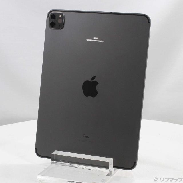 (中古)Apple iPad Pro 11インチ 第2世代 256GB スペースグレイ MXE42J/A SIMフリー(349-ud)