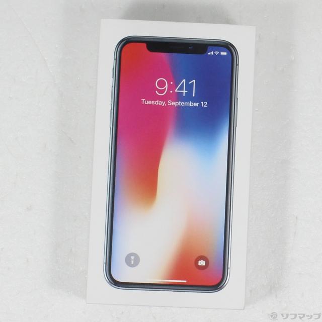 中古)SoftBank iPhoneX 64GB スペースグレイ MQAX2J/A SoftBank(352-ud)