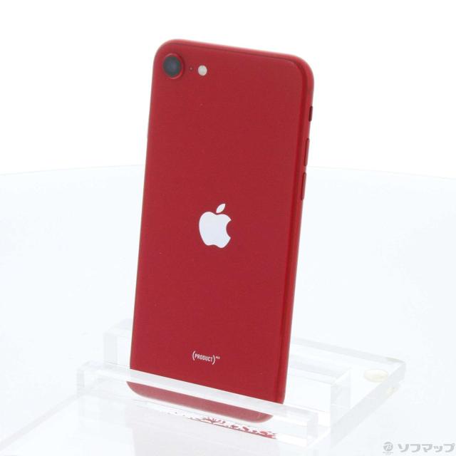 中古)Apple iPhone SE 第2世代 256GB プロダクトレッド NXVV2J/A