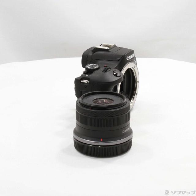 ★美品★　RF-S18-45mm F4.5-6.3 IS STM ブラック Canon EOS R100 RF-S18-45 IS STMレンズキット(269-ud) カメラ