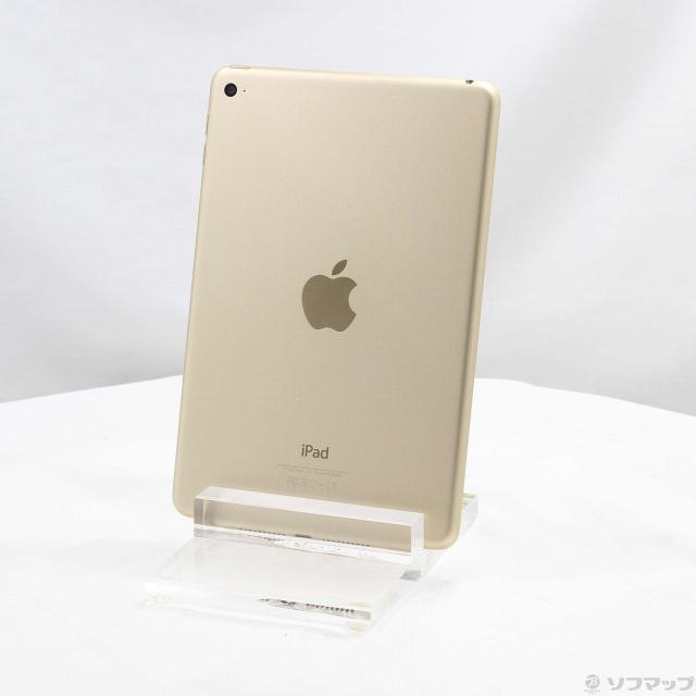 中古)Apple iPad mini 4 128GB ゴールド MK9Q2J/A Wi-Fi(196-ud)