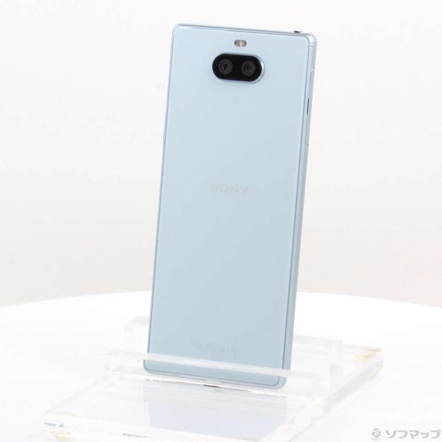 中古)SONY Xperia 8 64GB ブルー SOV42 au(262-ud)