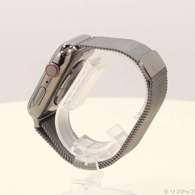 (中古)Apple Apple Watch Series 8 GPS + Cellular 45mm グラファイトステンレススチールケース グラファイトミラネーゼループ(258-ud)_1