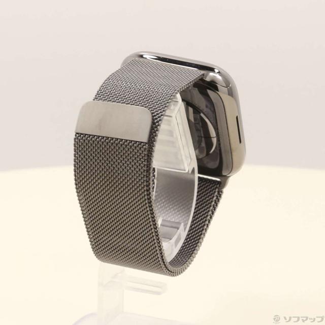 (中古)Apple Apple Watch Series 8 GPS + Cellular 45mm グラファイトステンレススチールケース グラファイトミラネーゼループ(258-ud)_2