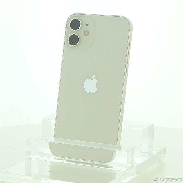 (中古)Apple iPhone12 mini 64GB ホワイト MGA63J/A SIMフリー(297-ud)