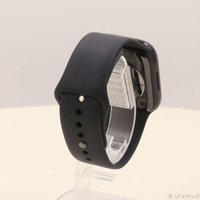 (中古)Apple Apple Watch Series 7 GPS 45mm ミッドナイトアルミニウムケース ミッドナイトスポーツバンド(371-ud)_2