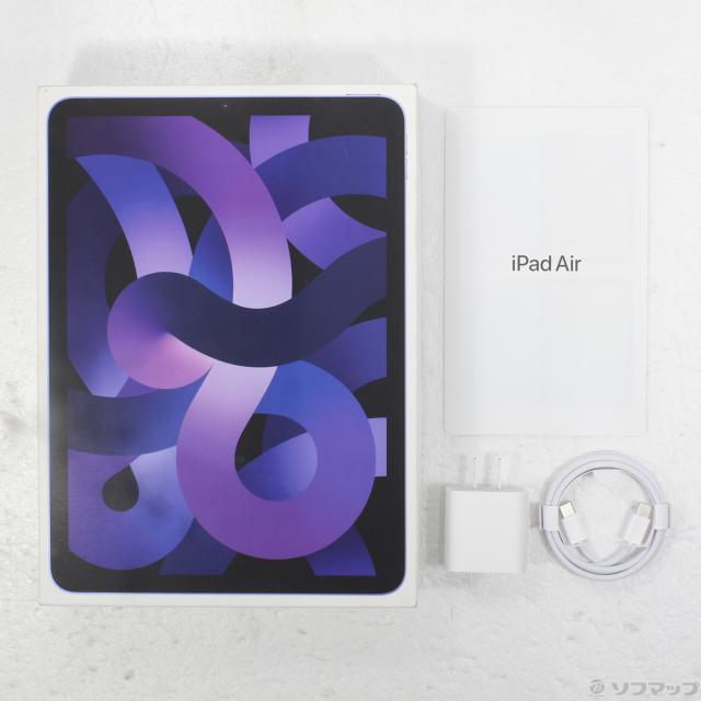 中古)Apple iPad Air 第5世代 64GB パープル MME23J/A Wi-Fi(251-ud)