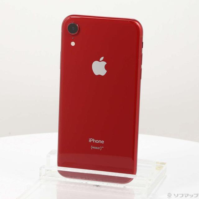 中古)NTTドコモ iPhoneXR 128GB プロダクトレッド MT0N2J/A SIMフリー