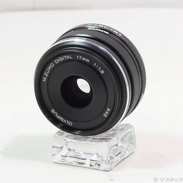 中古)OLYMPUS M.ZUIKO DIGITAL 17mm F1.8 ブラック μ4/3(262-ud)