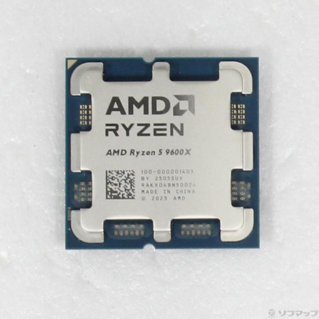 (未使用) AMD Ryzen 5 9600X BOX Socket AM5 AMD Ryzen 5 9600X 6-Core Unlocked Desktop Processor with Zen 5