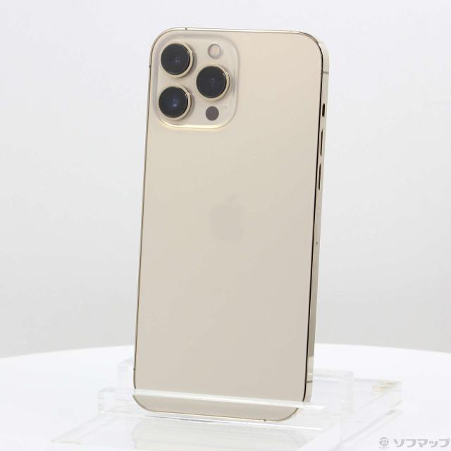 中古)Apple iPhone13 Pro Max 256GB ゴールド MLJA3J/A SIM