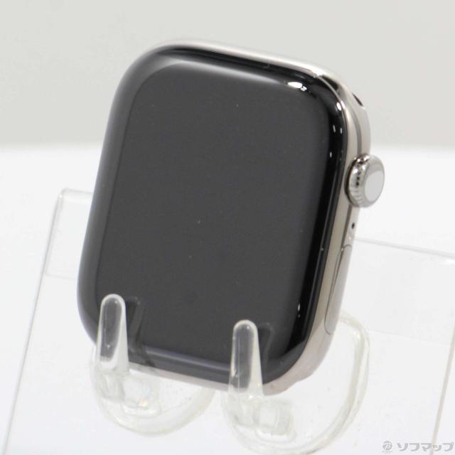 (中古)Apple Apple Watch Series 10 GPS + Cellular 46mm ナチュラルチタニウムケース バンド無し(276-ud)