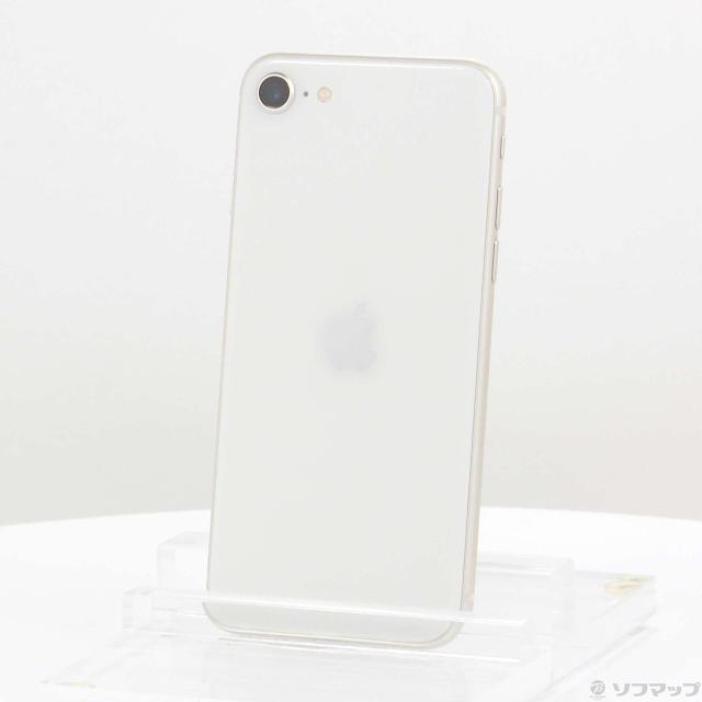 中古)Apple iPhone SE 第3世代 128GB スターライト MMYG3J/A SIM