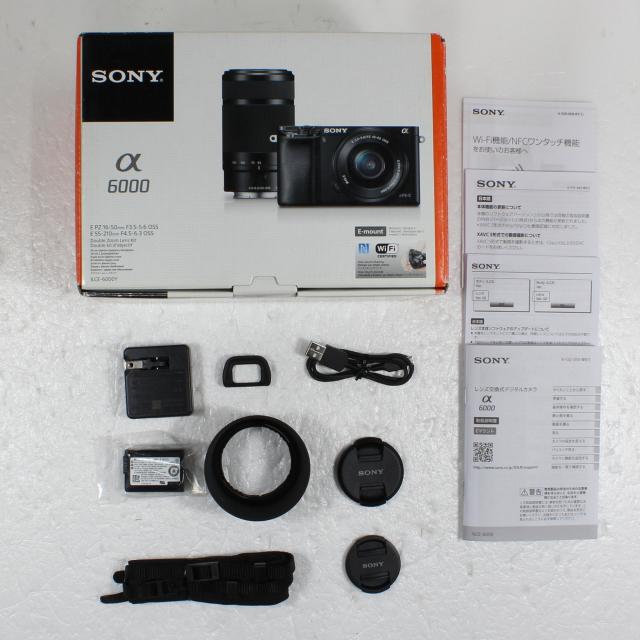 Sony ILCE-6000 デジタルカメラ ズームレンズ2本付き Sony ILCE-6000 デジタルカメラ ズームレンズ2本付き